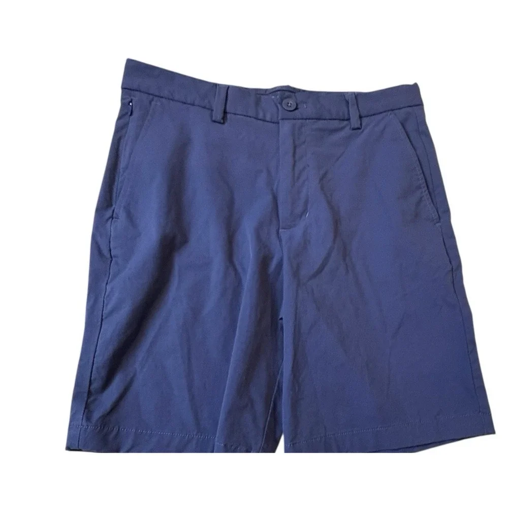 Vineyard Vines On The Go Shorts Men's 28 Blue Performance Chino Stretch Pockets